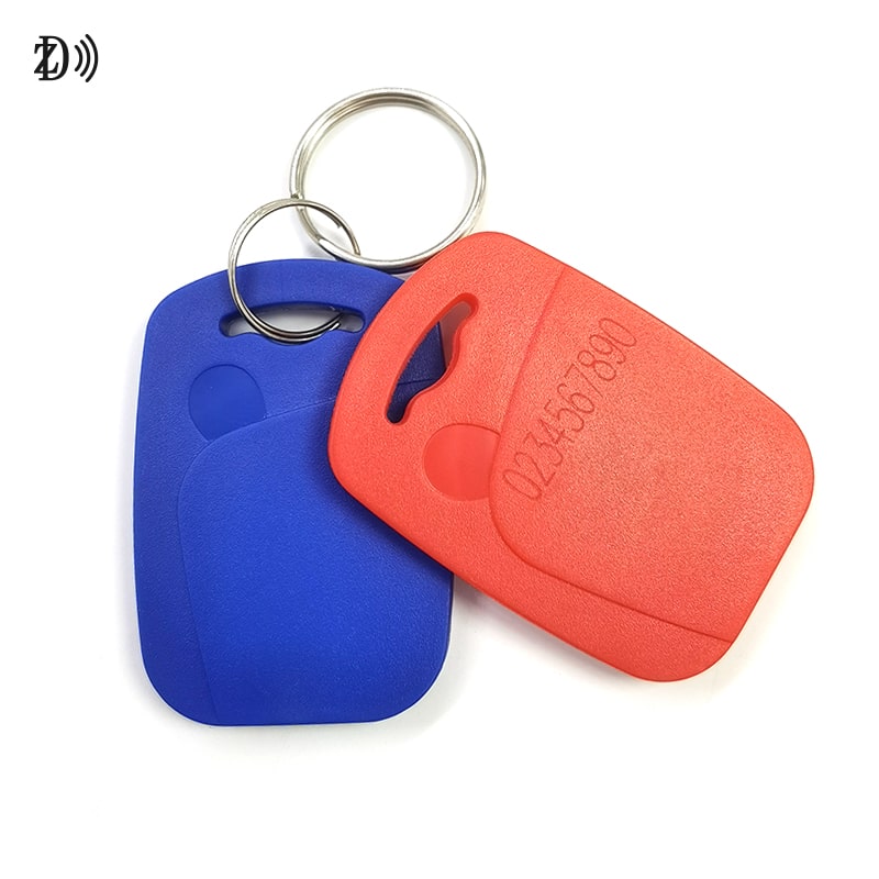 IP67 NFC Key Tag Laser Logo ABS RFID Keyfob