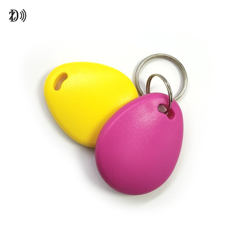 Writable 125KHz RFID ABS Key Fobs For Access Control