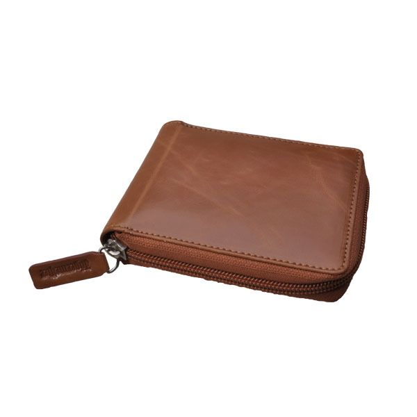 Leather rfid blocking wallet and rfid wallet