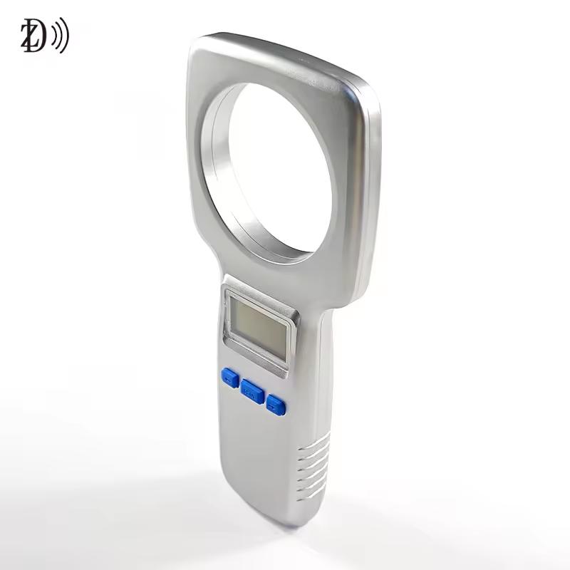 LF Portable Animal ID Temperature Sensor Reader ISO 11784/5 Microchip LF RFID Scanner